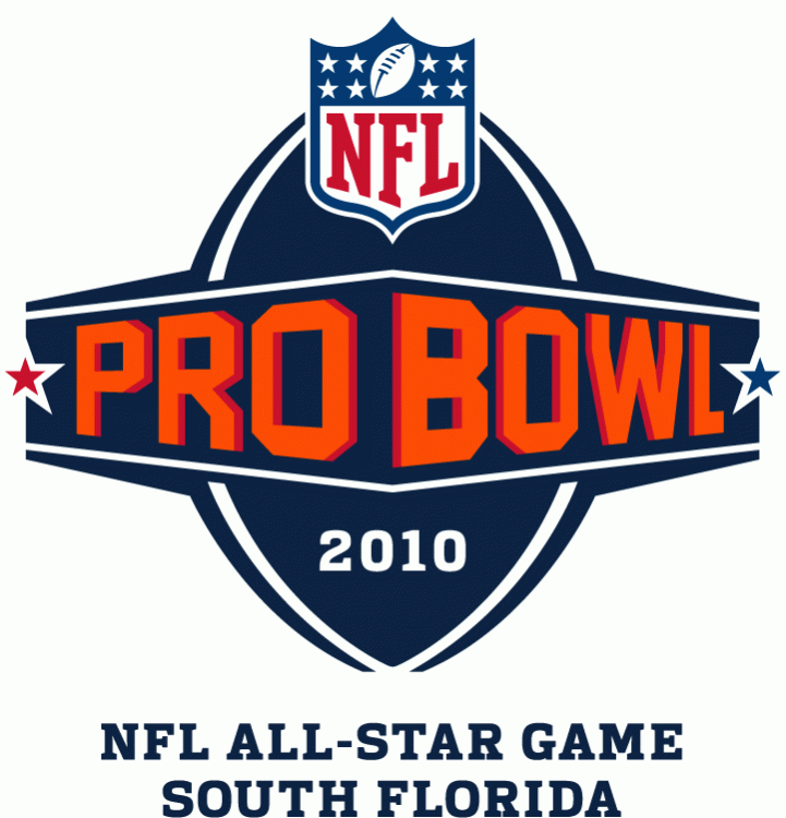 Pro Bowl 2010 Primary Logo t shirt iron on transfers